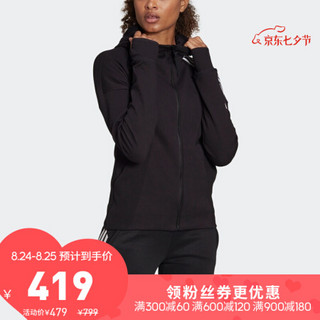 阿迪达斯官网 adidas W ZNE Hd 女装运动型格夹克外套FL1959 黑色 如图 M