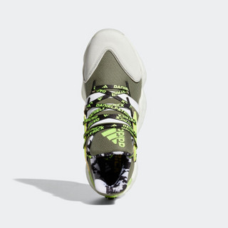 adidas 阿迪达斯 Harden Vol.4 男士篮球鞋 黑/白/荧光绿