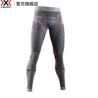 X-BIONIC 4.0阿帕尼美丽诺羊毛运动衣裤滑雪跑步保暖内衣速干男士 XBIONIC 裤子B080 黑/灰/黄 XL
