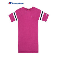 Champion冠军WOMENS ACTIVE STALE开叉短袖连衣裙女 紫红色 L