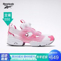 Reebok锐步 运动经典INSTAPUMP FURY OG NM男女低帮休闲鞋FV4502 FV4502_白色/粉红色 35