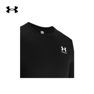 安德玛官方UA Sportstyle男子圆领运动卫衣Under Armour1360735 黑色001 XXL