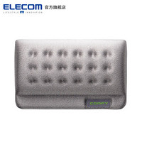 宜丽客（ELECOM） 日本人体工程学鼠标垫 护腕垫 腕托 手托 防鼠标手 护腕垫灰