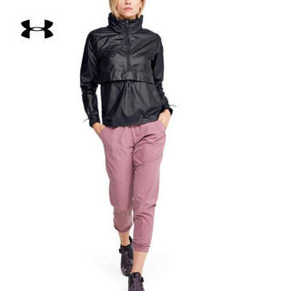 安德玛官方UA Impasse女子运动防护夹克Under Armour1350963 黑色001 M