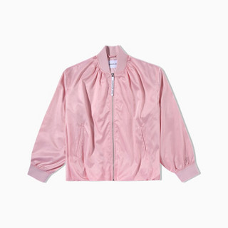 CK JEANS 2020春夏款 女装Logo单夹克外套J213851 TIR-粉色 M