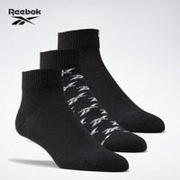 Reebok 锐步 运动经典CL FO Ankle Sock 3P男女短袜袜子 GG6675_黑色 37-39
