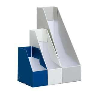 日本锦宫(King Jim)文件筐文件盒桌面收纳纸盒A4 HS4133-象牙白