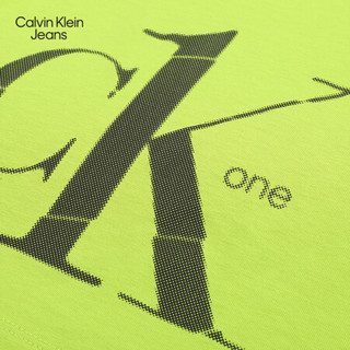 Calvin Klein Jeans 卡尔文·克莱恩牛仔 女士圆领短袖T恤 J216203 绿色 XS