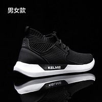 KELME/卡尔美运动鞋男鞋春新款韩版时尚休闲鞋黑色跑步鞋 66831200 黑色 43