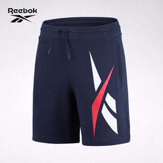 Reebok锐步 运动经典CL X MU VT WV ST男女夏季短裤五分裤GJ9998 GK0001_藏青色 A/XL