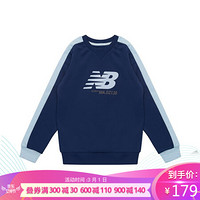 New Balance nb童装 男女童4~14岁儿童圆领加绒卫衣上衣 NV 7C94S013 130cm