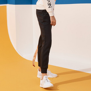 KELME/卡尔美 2020新款罗纹脚口运动裤休闲裤女束脚黑色长裤 黑色 XXL/175