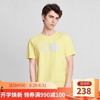 TheNorthFace北面短袖T恤男户外舒适透气上新|4NC7 N9Q/黄色 XXL