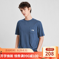 TheNorthFace北面短袖T恤男户外舒适透气上新|4NFN HDC/蓝色 M