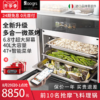 意大利DAOGRS N1x镶嵌入式蒸烤箱微蒸烤三合一体机电蒸烤箱微波炉
