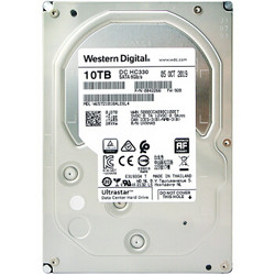 Western Digital 西部数据 Ultrastar DC HC330系列  SATA接口 7200rpm 256MB缓存 10TB 黑盘