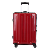 SUISSEWIN 瑞世 PP材质旅行箱 24寸红色