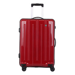 SUISSEWIN 瑞世 PP材质旅行箱 24寸红色