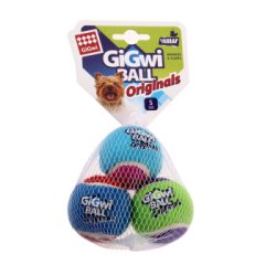 GiGwi G-Ball球（小号3个装 直径5cm适用于小狗）宠物玩具 高弹力磨牙发声球泰迪博美玩具