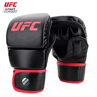 UFC 8OZ新款 拳击手套半指儿童成人男女MMA格斗散打搏击沙袋训练分指拳套 搏击用品格斗 打沙包
