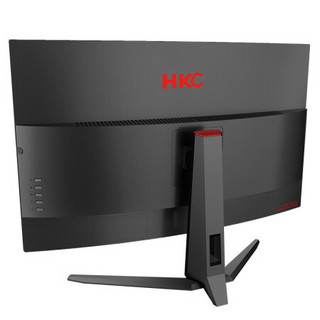 HKC 惠科 SG32QC 31.5英寸 VA 曲面 FreeSync 显示器（2560×1440、144Hz、90%DCI-P3）