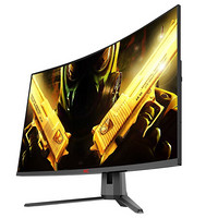 HKC 惠科 SG32QC 31.5英寸 VA 曲面 FreeSync 显示器（2560×1440、144Hz、90%DCI-P3）