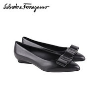 菲拉格慕(Salvatore Ferragamo)女士viva羊皮革平底鞋0730595_1D _ 80（20FW秋冬）（送女友）