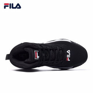 FILA（斐乐）官方 MB1 男子复古篮球鞋2020秋冬新款潮流休闲鞋男鞋 黑色-BK 39