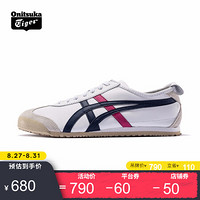 Onitsuka Tiger鬼塚虎运动休闲鞋男女鞋经典复古 MEXICO 66 THL7C2-A 白色/月光蓝 42