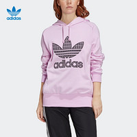 阿迪达斯官网 adidas 三叶草 LACED HOODY 女装运动套头衫FU1745 如图 36