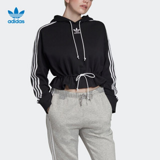 阿迪达斯官网 adidas 三叶草 CROPPED HOODIE 女装套头衫FN2790 如图 30