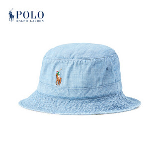 Ralph Lauren/拉夫劳伦男配 2020年夏季格纹花布渔夫帽50909 400-蓝色 S/M