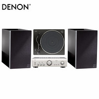 天龙（DENON）DP400黑胶播放机+PMA800功放+狄分尼提D.T Demand系列D7书架箱HiFi家庭影院音响 音箱套装