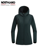 诺诗兰2020秋冬新款防泼水弹力运动休闲女式外套 NCOAT2501S 橄榄黑色 165