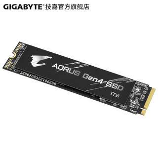 GIGABYTE 技嘉 AORUS NVMe Gen4 SSD台式机笔记本固态硬盘 1TB