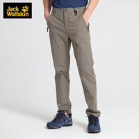 Jack Wolfskin/狼爪官方男裤秋冬新品户外透气休闲印花柔软冲锋长裤5519151 5519151-5110/尘褐色 50 180/90A
