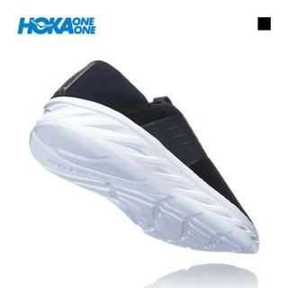 HOKA ONE ONE男奥拉ORA Recovery Shoe厚底透气运动鞋休闲舒缓鞋 黑色/幻影灰 US 9 /270mm