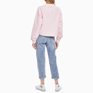 Calvin Klein 卡尔文·克莱 女士圆领卫衣 J213220 TIR 粉色 S
