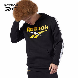 Reebok锐步男子休闲卫衣CL VP OTH新品潮流运动时尚套头衫EB3636 EB3636_黑色 A/S