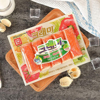 韩国客唻美蟹味棒90g*10袋蟹肉棒即食无法呼吸手撕蟹柳足味棒零食