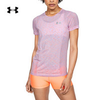 安德玛官方UA Vanish女子运动短袖T恤Under Armour1345956 粉红色694 S