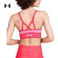 安德玛官方UA Seamless女子含胸垫运动内衣—低强度Under Armour1322552 粉红色691 XL