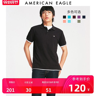 AEO2020夏季新款男士基本款贴身POLO衫American Eagle 1165_8913