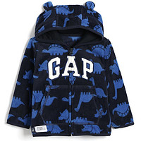 Gap 盖璞 473823  婴儿LOGO熊耳连帽卫衣