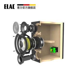 德国意力ELAC音响DEBUT系列DB52书架音箱高保真HIFI发烧无源音箱