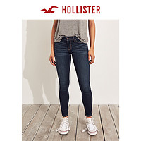 Hollister春季先锋弹力修身低腰牛仔打底裤 女 102666-1 *3件