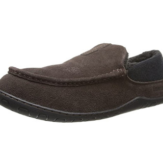 Timberland 添柏岚 Kick-Around Low Moccasin Mule 男士真皮保暖休闲鞋 Dark BrownUS9