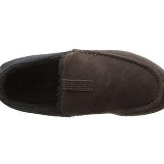 Timberland 添柏岚 Kick-Around Low Moccasin Mule 男士真皮保暖休闲鞋 Dark BrownUS9