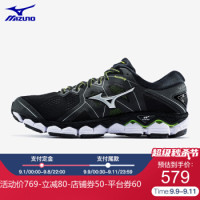 Mizuno美津浓运动鞋男专业缓冲跑步鞋 SKY 2 J1GC180204 黑/银/荧光黄 39