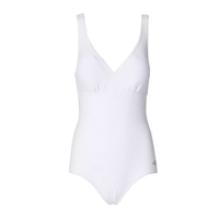 DECATHLON 迪卡侬 KAIPEARL 女士塑身连体泳衣 170560-8484193 白色